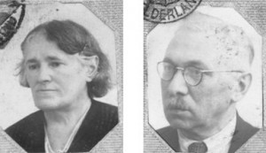 Feiga Feigelsohn en Jules Kahn (met dank aan het nederlandse Rode Kruis, afdeling Ooorlogsnazorg)